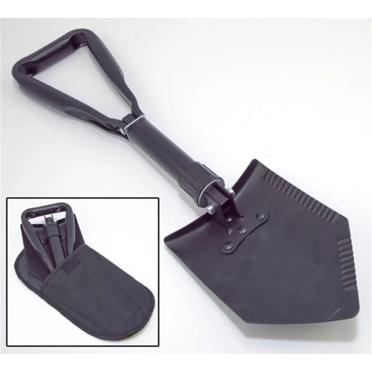 Rugged Ridge Heavy Duty Tri-Fold Recovery Shovel - Recovery Gear For 2021+ Ford Bronco | 15104.42 1
