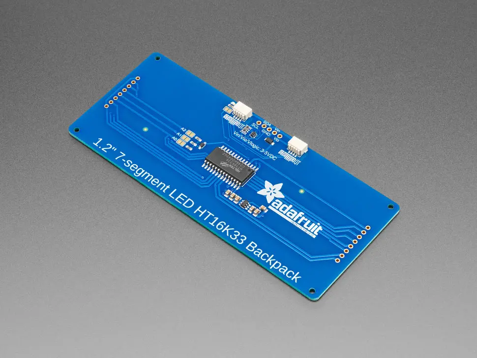 Adafruit 7-Segment Backpack - 1.2" Tall Digits 1
