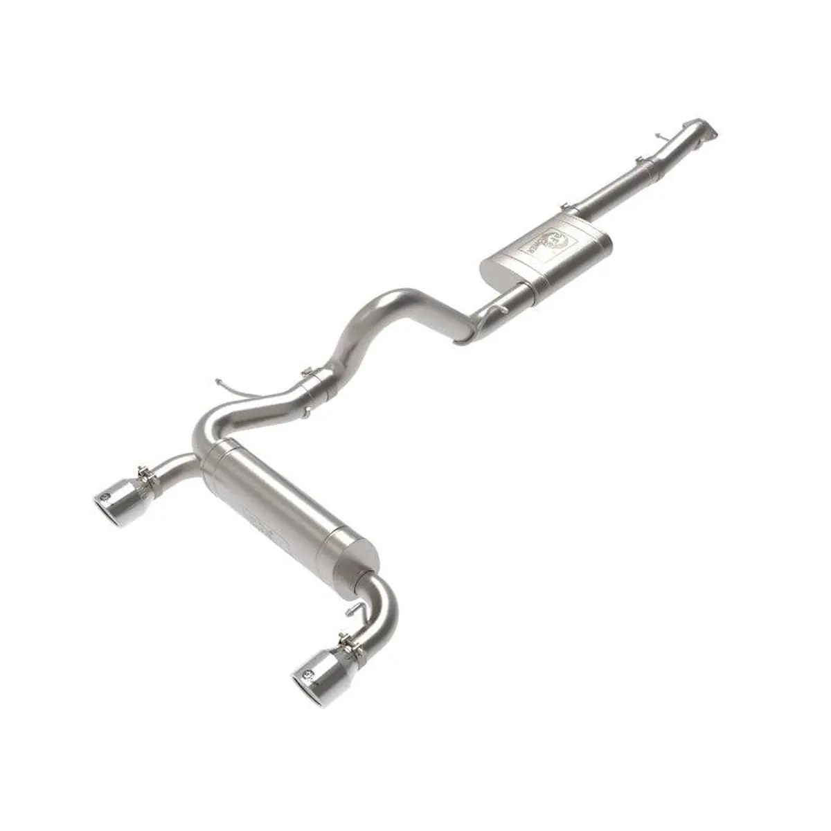 Afe Vulcan 3In. To 2.5In. Ss Cat-Back 2.3L & V6-2.7L - Polished For 2021+ Ford Bronco | 49-33138-P 1