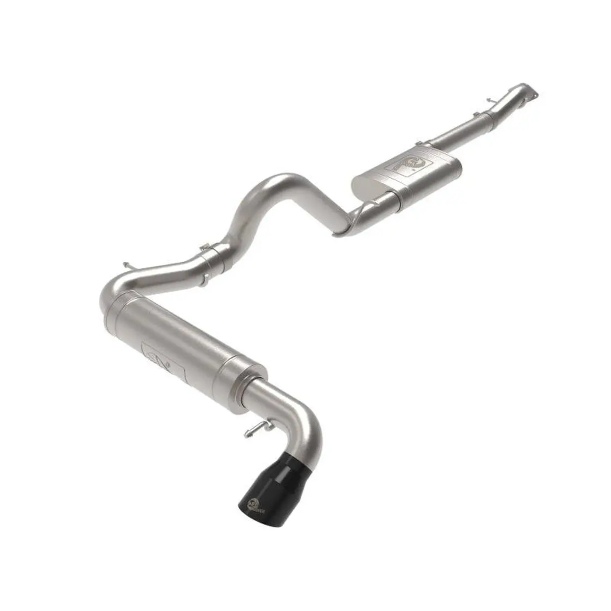 Afe Apollo Gt 3In 409 Ss Cat-Back Exhaust L4-2.3L (T)/V6-2.7L (Tt) W/ Black Tip For 2021+ Ford Bronco | 49-43136-B 1