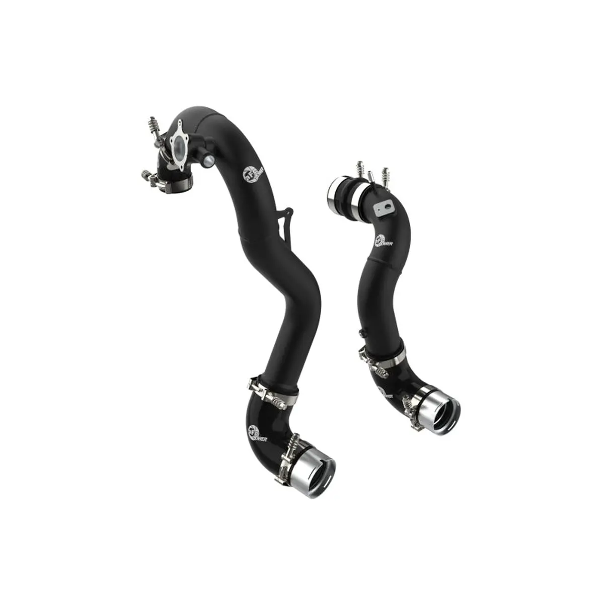 Afe 2.3L Bladerunner Alum Hot/Cold Charge Pipe Kit - Black For 2021-2024 Ford Bronco | 46-20574-B 1