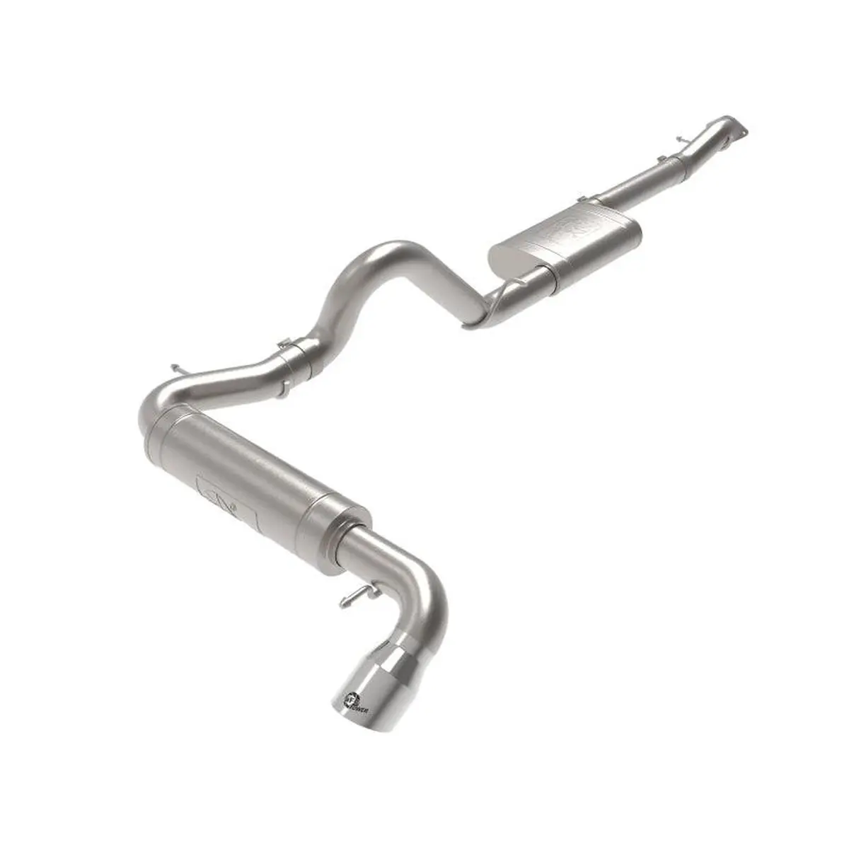 Afe Apollo Gt 3In 409 Ss Cat-Back Exhaust 2.3L & 2.7L W/ Polished Tips For 2021 Ford Bronco | 49-43136-P 1