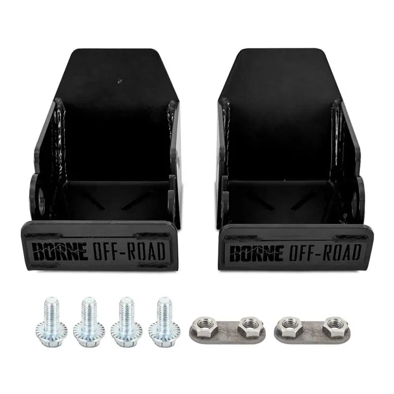 Mishimoto Borne Off-Road Rear Shock Skid Plates For 2021+ Ford Bronco | Bnsd-Br-21Rsbk 1