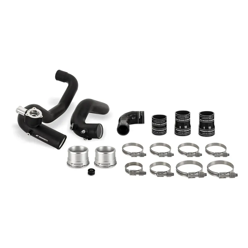 Mishimoto Performance Intercooler Pipe Kit Polished & Black For 2021-2024 Ford Bronco 2.3L | Mmicp-Br23-21Mwbk 1