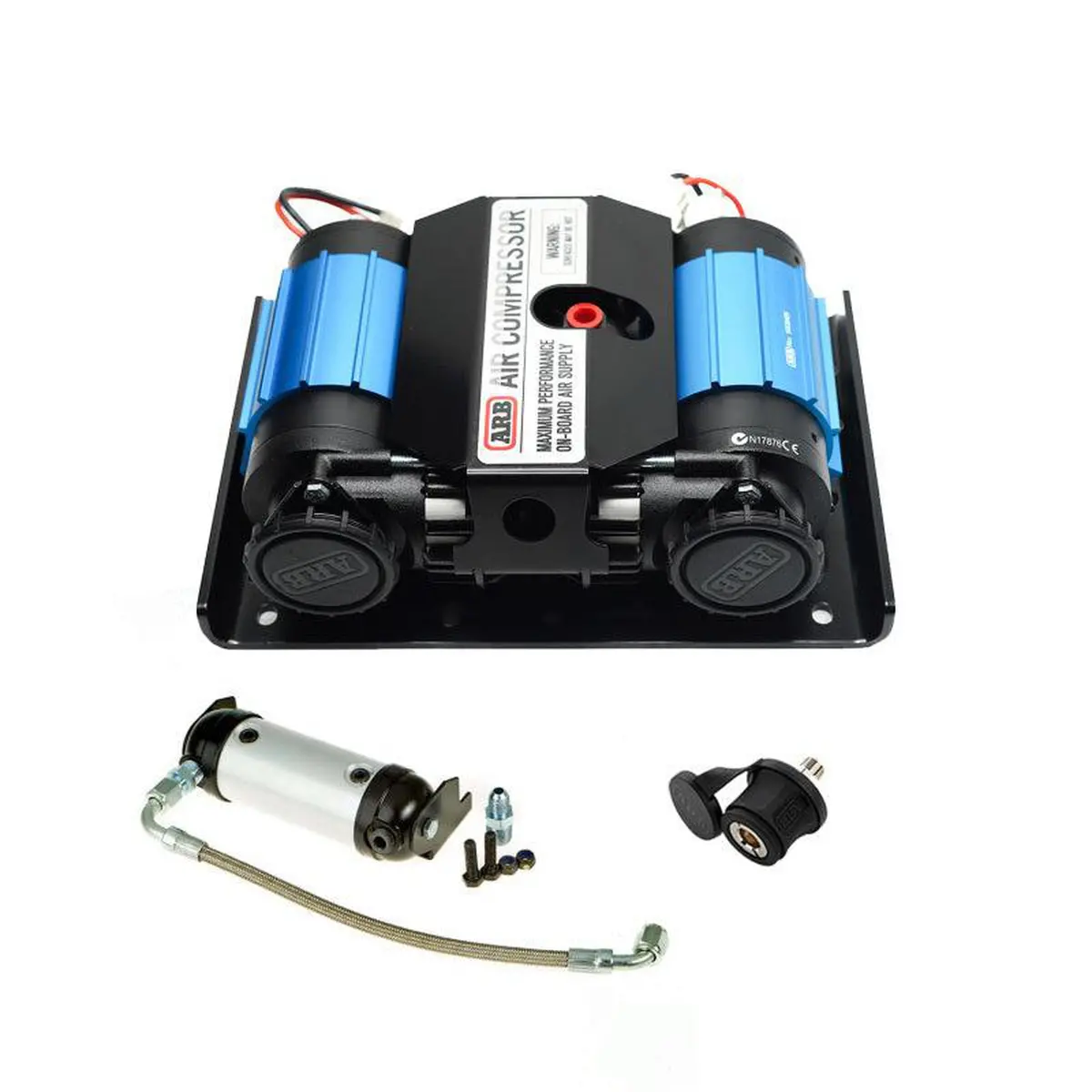 Arb Twin 12V Onboard Air Compressor Kit With Mount For 2021+ Ford Bronco | Ckmta12bk1 1