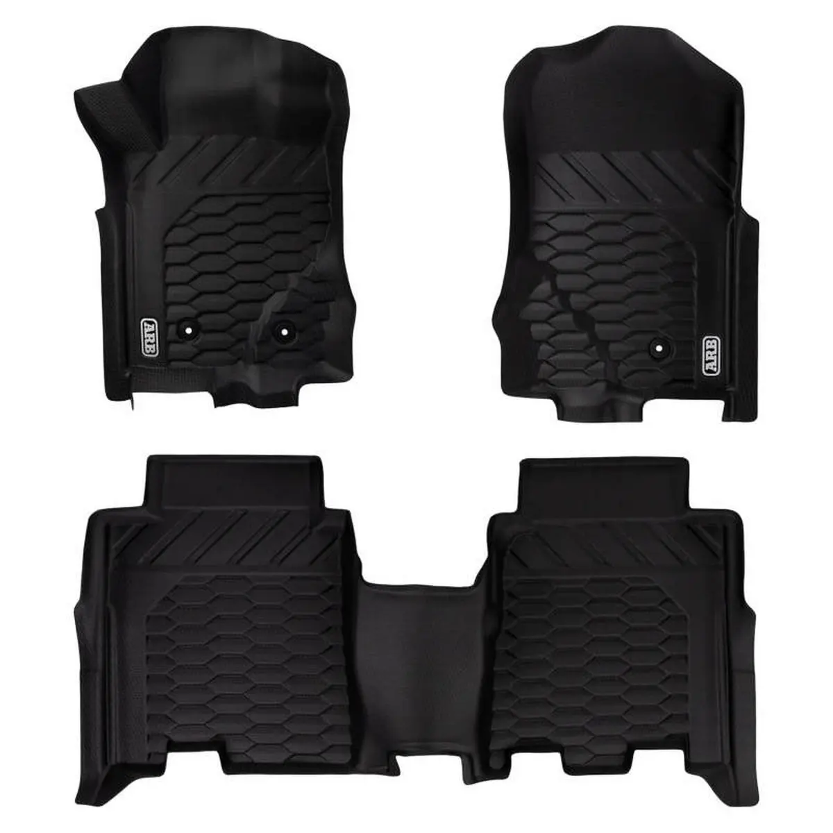 Arb Front & Rear Floor Mats - Black For 2021+ Ford Bronco | 4080100 1