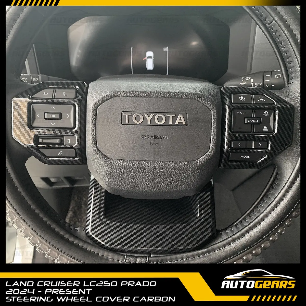 Toyota Land Cruiser Prado Lc250 (2024 - 2026) Steering Wheel Trim 1