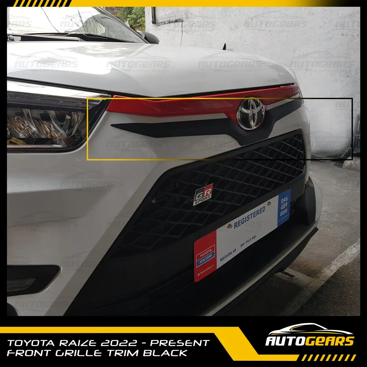 Toyota Raize (2022 - 2026) Front Grill Trim 1