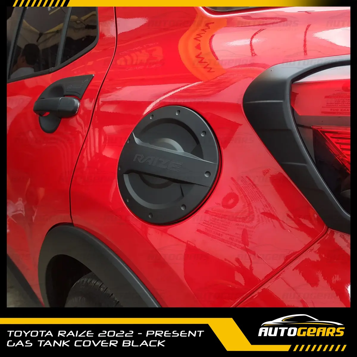 Toyota Raize (2022 - 2026) Gas Tank Cover Matte Black 1