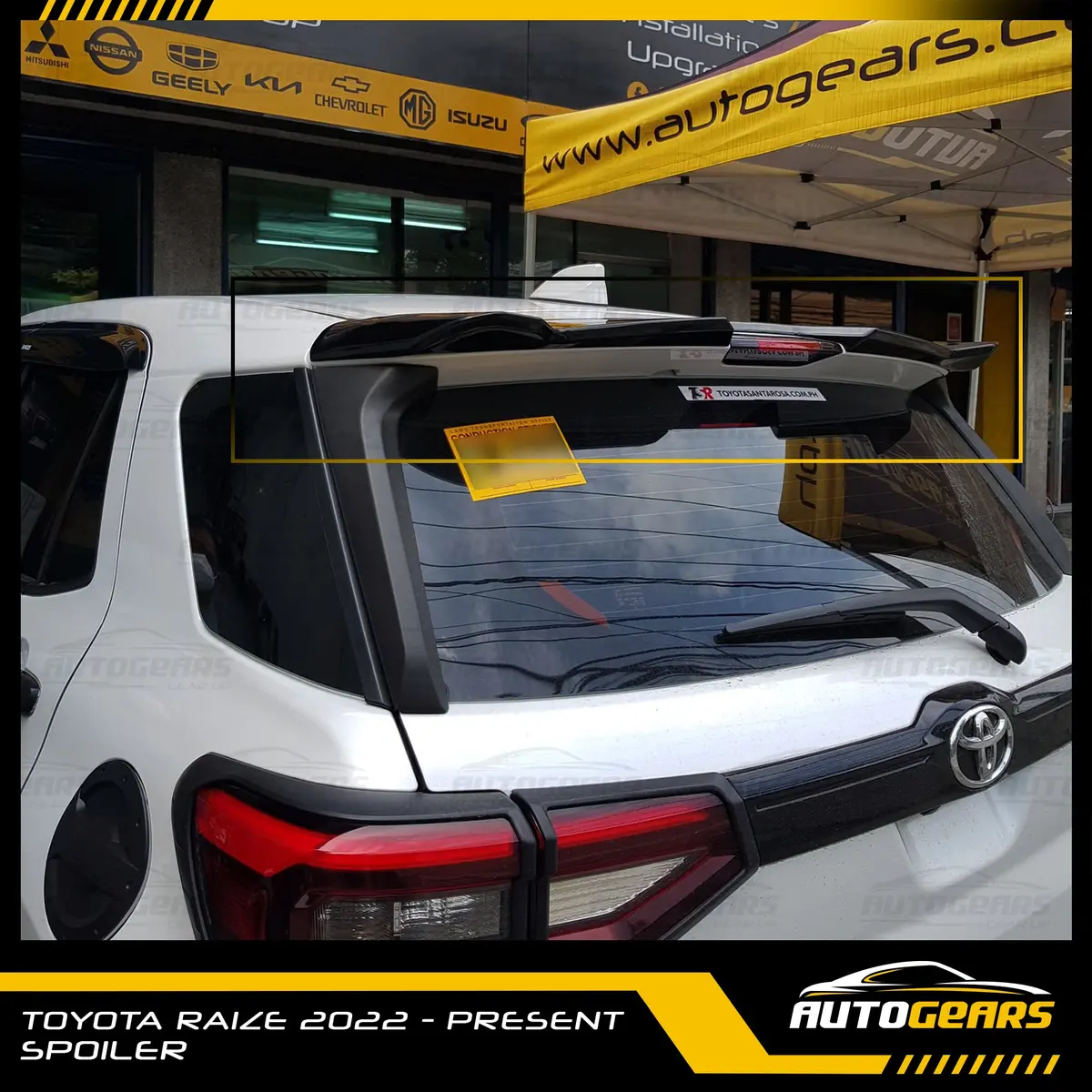 Toyota Raize (2022 - 2026) Spoiler 1