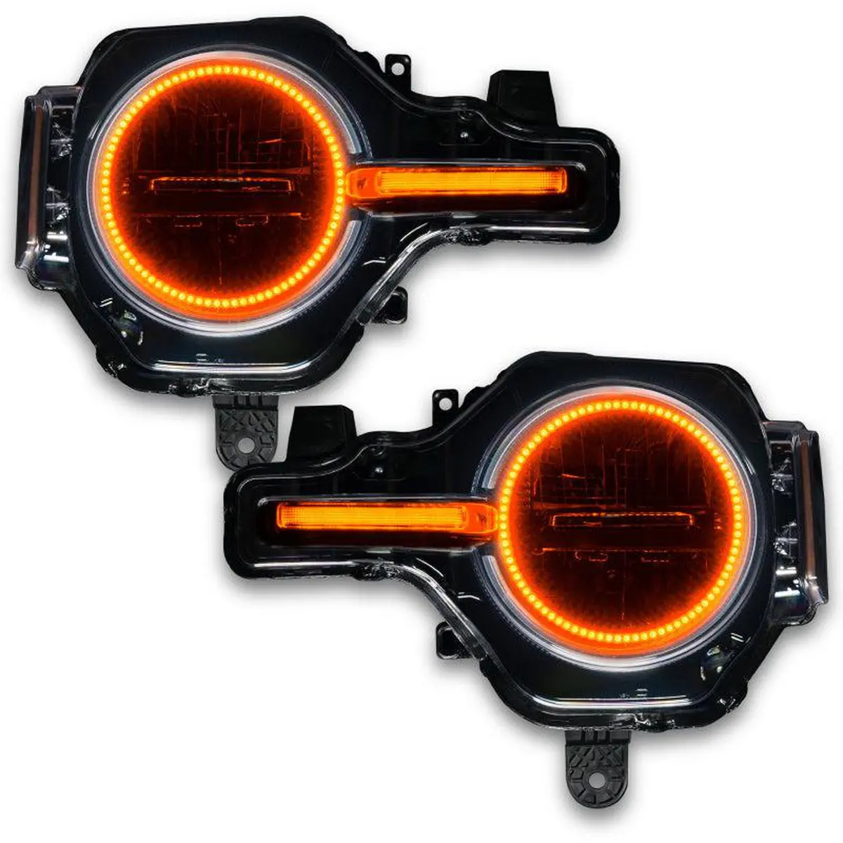 Oracle Headlight Halo Kit W/Drl Bar - Base Headlights Colorshift -W/No Controller For 2021+ Ford Bronco 1