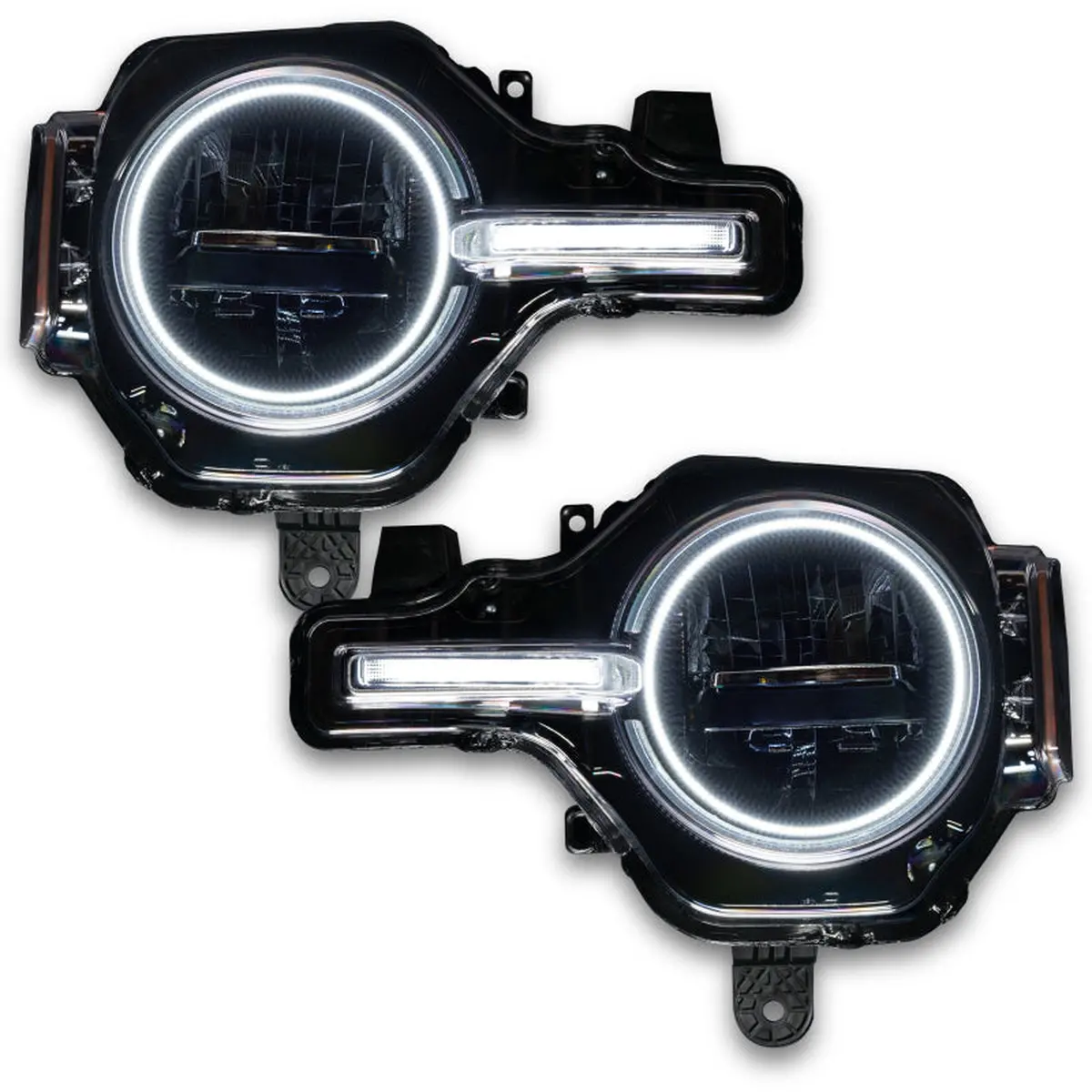 Oracle Headlight Halo Kit W/Drl Bar - Base Headlights Colorshift -W/Rf Controller For 2021+ Ford Bronco 1