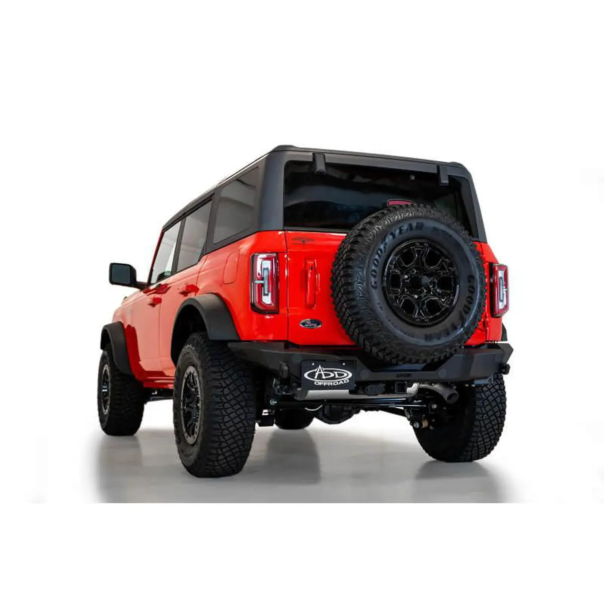 Addictive Desert Designs Rock Fighter Rear Bumper - Hammer Black For 2021+ Ford Bronco | R23012na01na 1