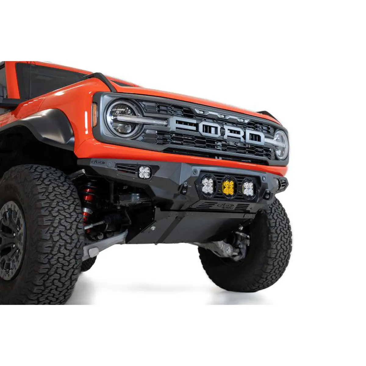 Addictive Desert Designs Bomber Front Bumper (Baja) For 2022+ Ford Bronco Raptor | F260014120103 1