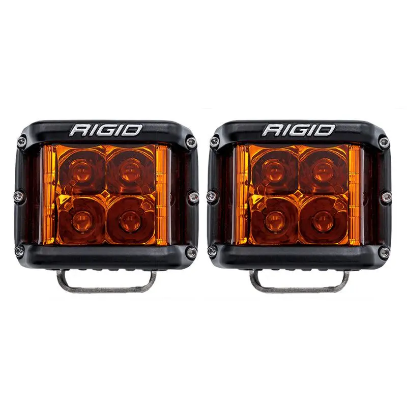 Rigid Industries D-Ss Spot W/ Amber Pro Lens (Pair) 1