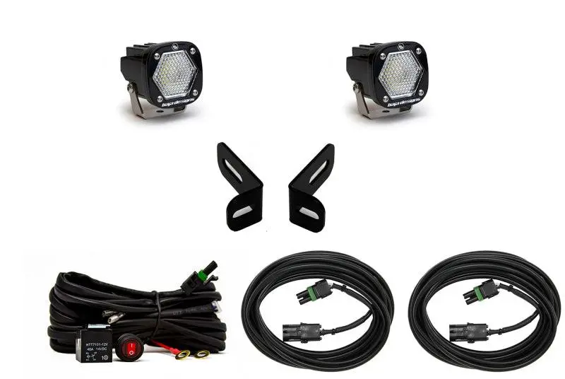 Baja Designs 21+ Ford Bronco Sport Dual S1 Wc Dual Reverse Kit - Clear | 447689 1