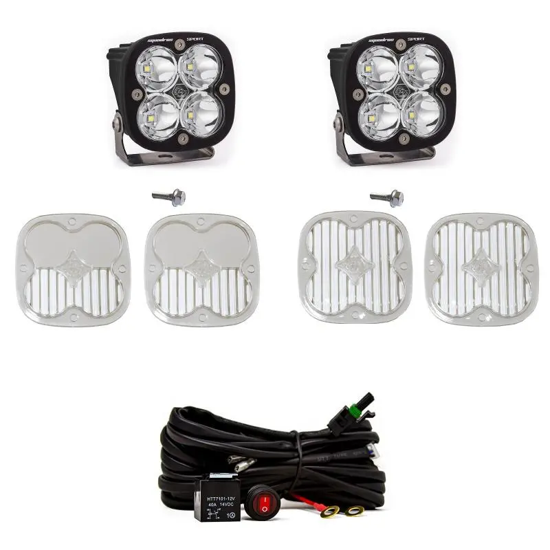 Baja Designs 2021+ Ford Bronco A Piller Light Kit Squadron Sport Spot | 447755 1