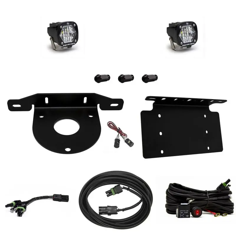 Baja Designs 2021+ Ford Bronco Dual S1 Sport W/C Reverse Kit W/Lic Plate | 447765 1