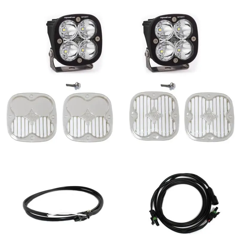 Baja Designs A Piller Light Kit Squadron Sport Spot W/Upfitter 2021+ Ford Bronco & Raptor | 447755Up 1