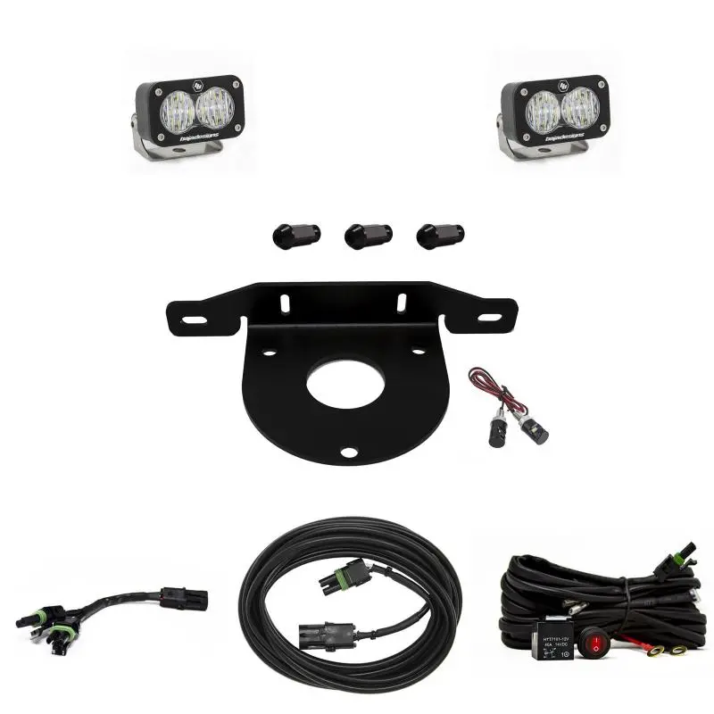 Baja Designs 2021+ Ford Bronco Dual S2 Sport W/C Reverse Kit W/Upfitter | 447767Up 1