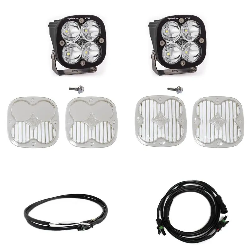 Baja Designs 2021+ Ford Bronco A Piller Light Kit Squadron Pro Spot W/Upfitter | 447754Up 1