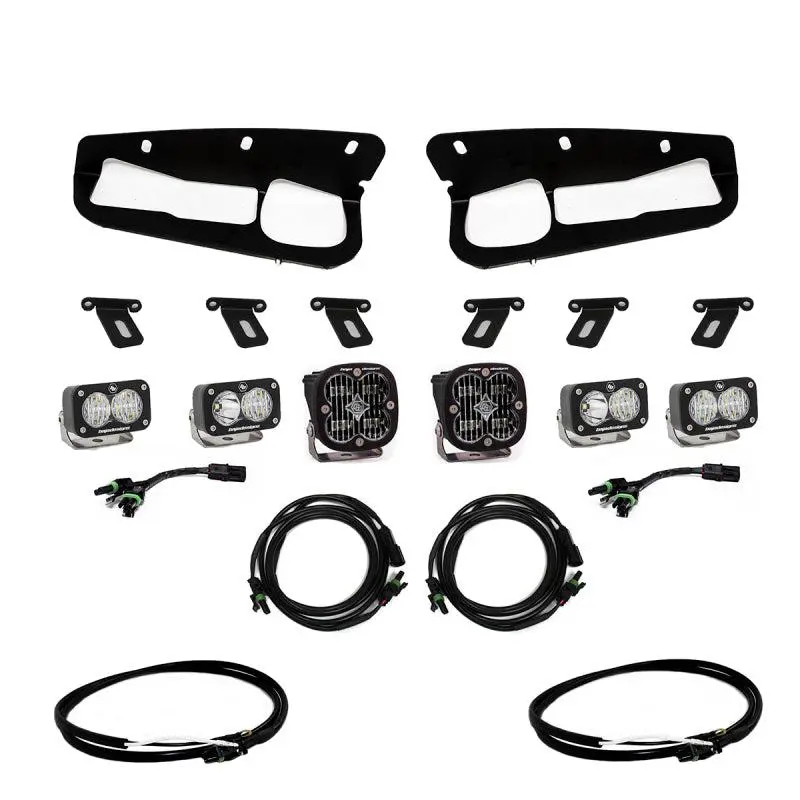 Baja Designs 2021+ Ford Bronco Clear Sae Fog Pocket Kit W/Upfitter Modular Bumper| Baj447761up 1