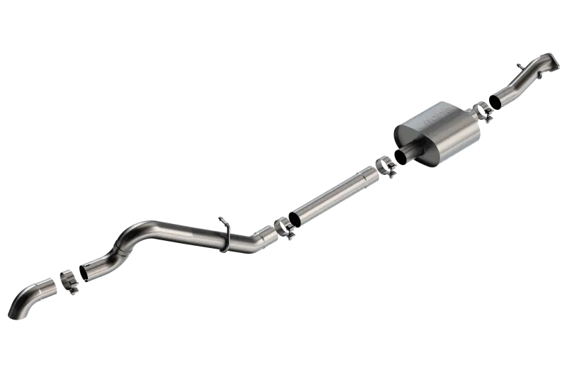 Borla 2.3L T-304 Stainless Steel Cat-Back Touring Exhaust - Brushed - 2021+ Ford Bronco 2Dr/4Dr | 140897 1