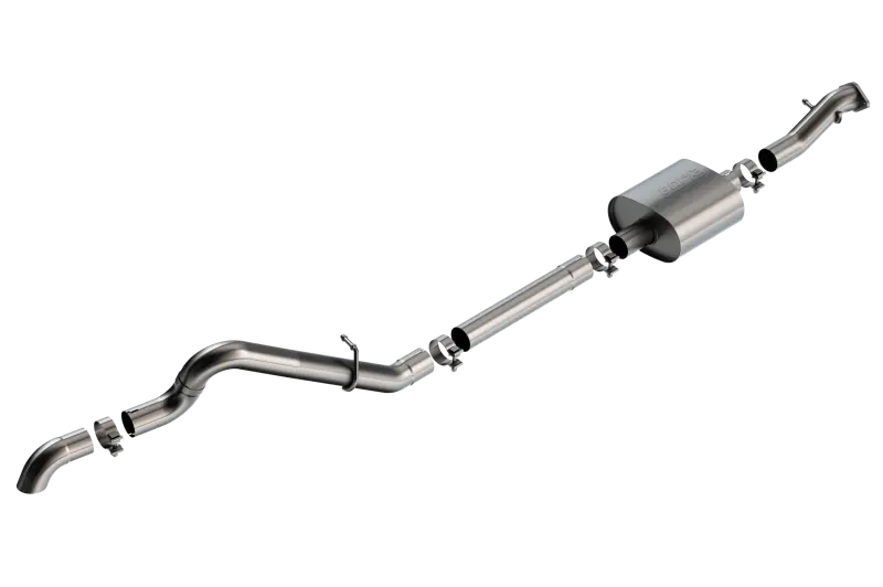 Borla T-304 Stainless Steel Cat-Back S-Type Exhaust For 2021+ Ford Bronco 2.3L - Brushed | 140898 1