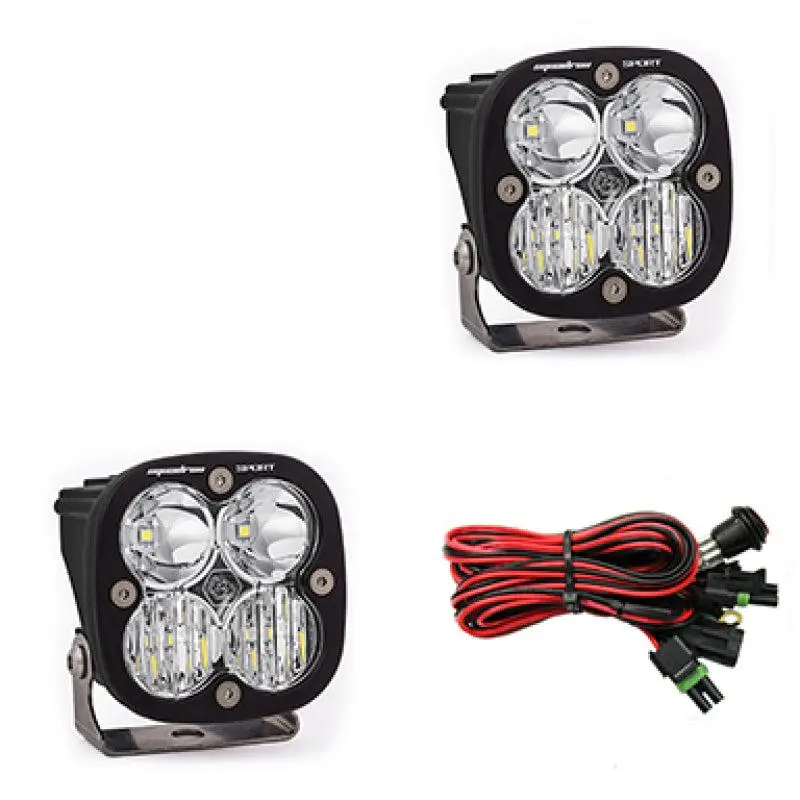 Baja Designs Squadron Sport Driving/Combo Pair Led Light Pods - Clear | 557803 1