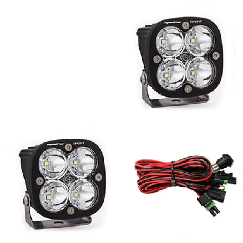 Baja Designs Squadron Sport Spot Led Light Pods - Clear | 557801 1