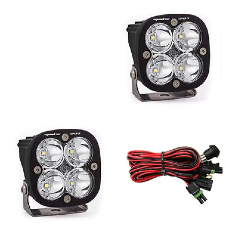 Baja Designs Squadron Sport Work/Scene Pair Led Light Pods - Clear | 557806 1