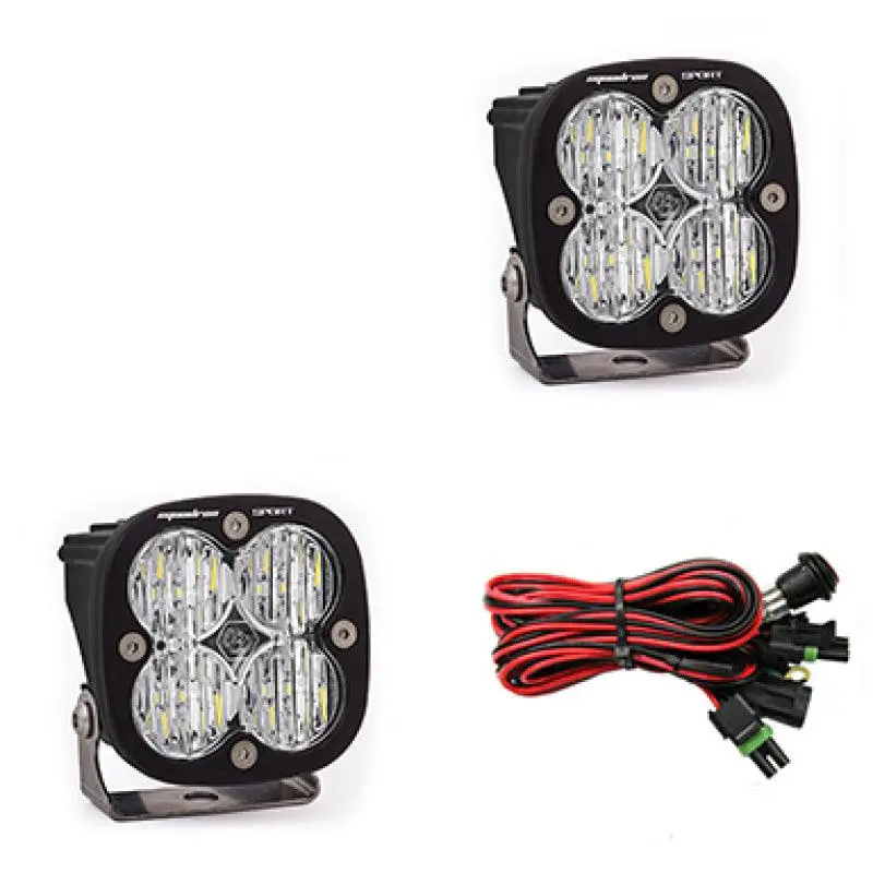 Baja Designs Squadron Sport Wide Cornering Pair Led Light Pods - Clear| Baj557805 1