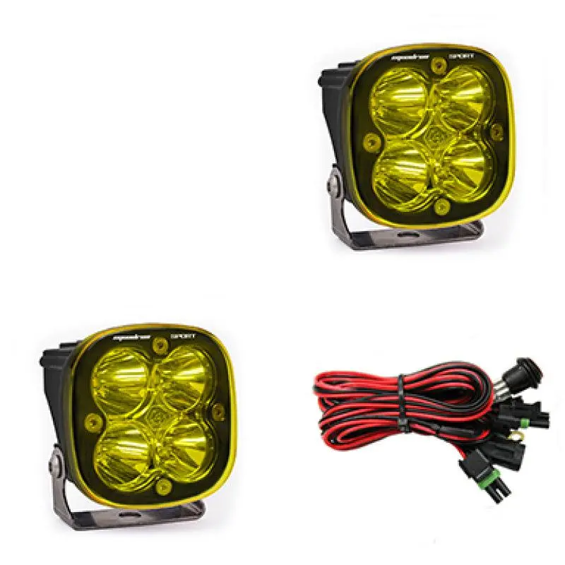 Baja Designs Squadron Sport Spot Led Light Pods - Amber | 557811 1