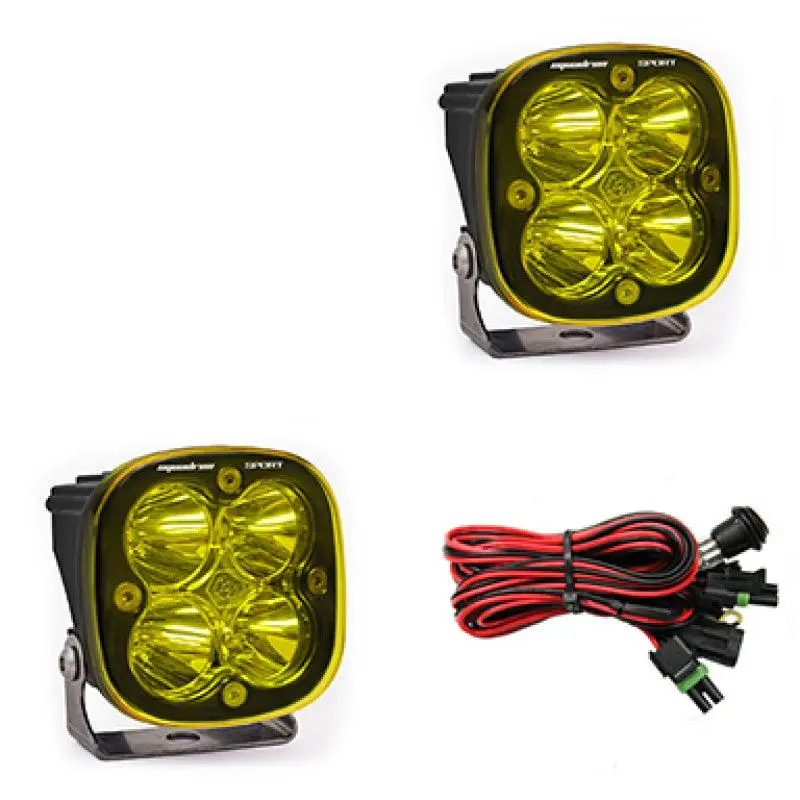 Baja Designs Squadron Sport Work/Scene Pair Led Light Pods - Amber | 557816 1
