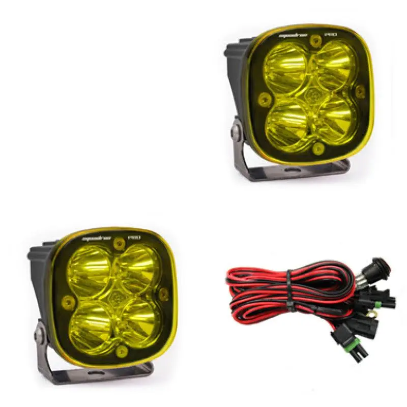 Baja Designs Squadron Pro Series Work/Scene Pattern Pair Led Light Pods - Amber | 497816 1