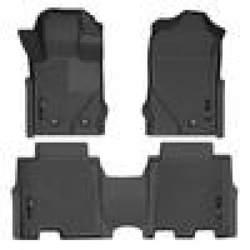 Husky Liners 2021+ Ford Bronco 4 Door Weatherbeater Front & 2Nd Seat Floor Liners - Black | 95301 1