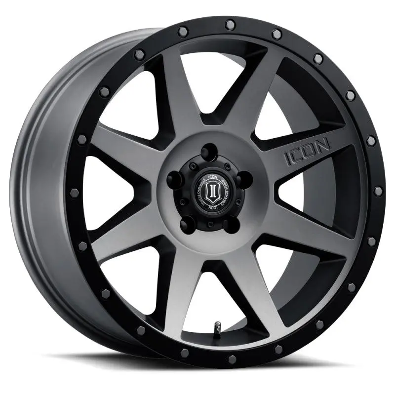 Icon Rebound 20X9 6X5.5 0Mm Offset 5In Bs Titanium Wheel 1