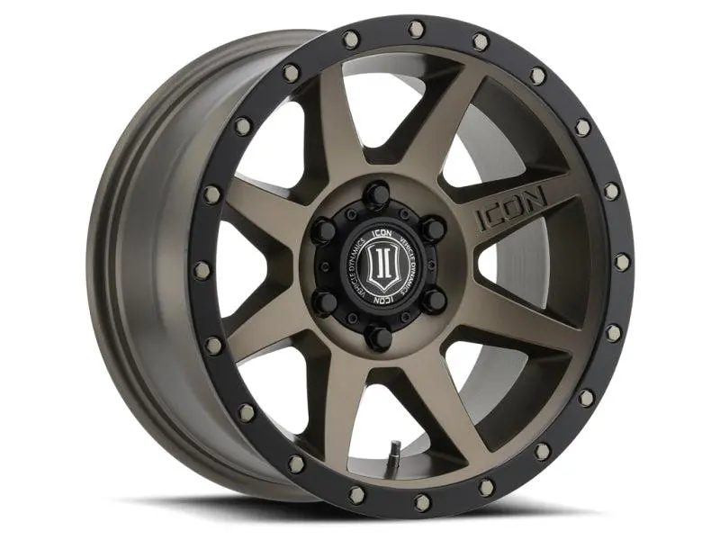 Icon Rebound Pro 17X8.5 6X5.5 0Mm Offset 4.75In Bs 106.1Mm Bore Bronze Wheel 1
