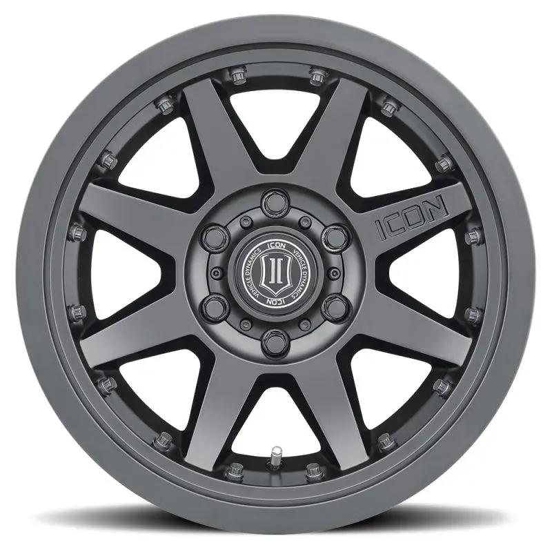 Icon Rebound Pro 17X8.5 6X5.5 0Mm Offset 4.75In Bs 106.1Mm Bore Satin Black Wheel 1