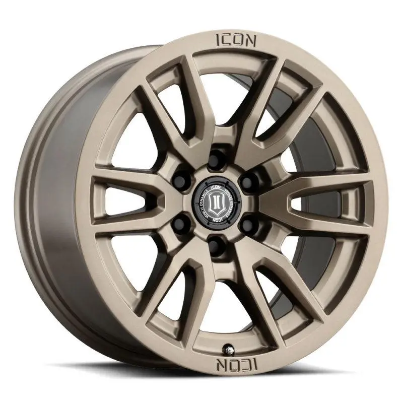 Icon Vector 6 17X8.5 6X5.5 25Mm Offset 5.75In Bs 95.1Mm Bore Bronze Wheel 1