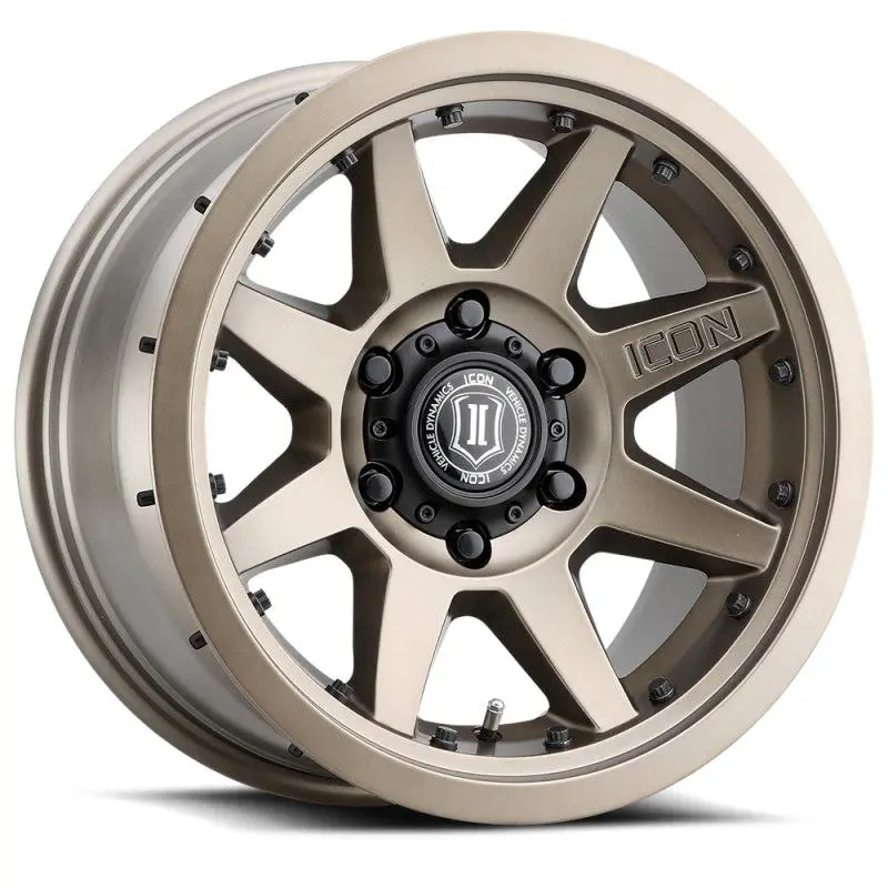 Icon Rebound Pro 17X8.5 6X5.5 25Mm Offset 5.75In Bs 95.1Mm Bore Bronze Wheel 1