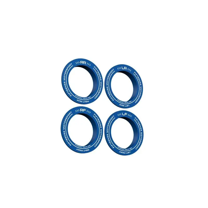Fifteen52 Holeshot Rsr Center Ring - Corner Designation Set Of Four - Blue 1