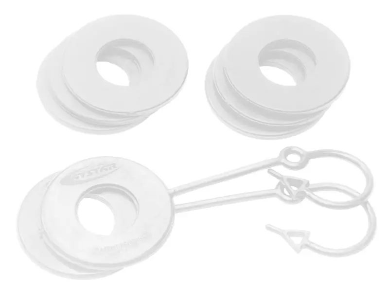 Daystar White D Ring Isolator W/Lock Washer Kit 1
