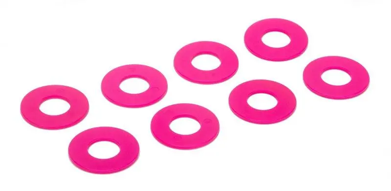 Daystar D-Ring Shackle Washers Set Of 8 Fluorescent Pink 1