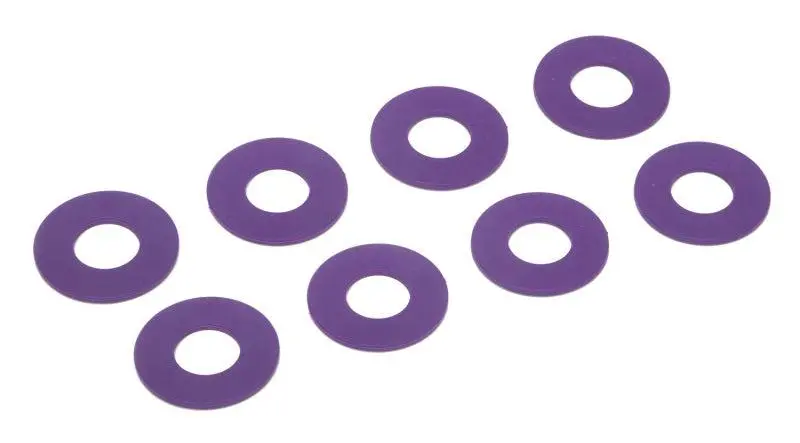 Daystar D-Ring Shackle Washers Set Of 8 Purple 1