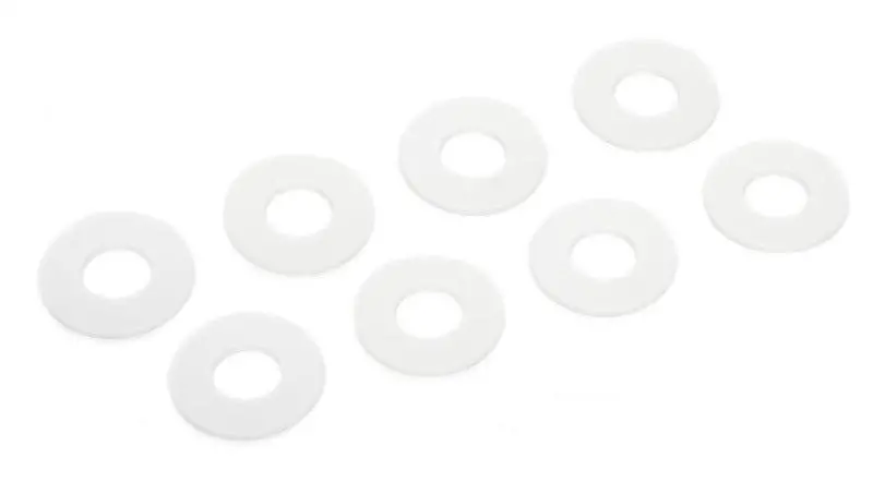 Daystar D-Ring Shackle Washers Set Of 8 White 1
