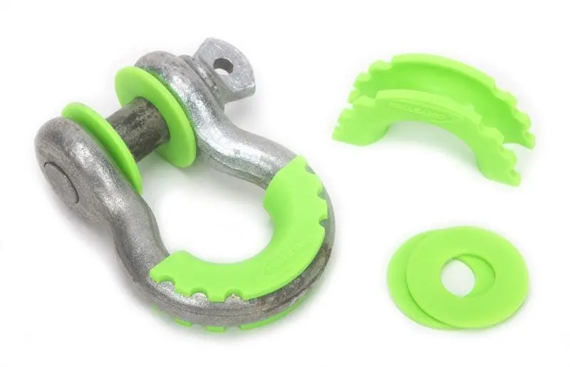Daystar D-Ring Isolator And Washers Fluorescent Green 1