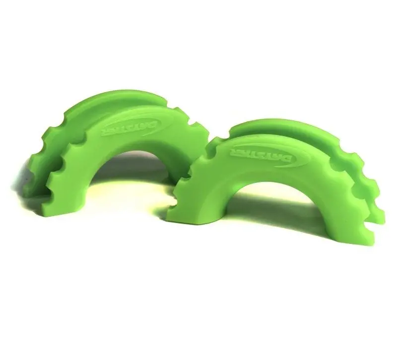 Daystar D-Ring Shackle Isolator Fluorescent Green Pair 1