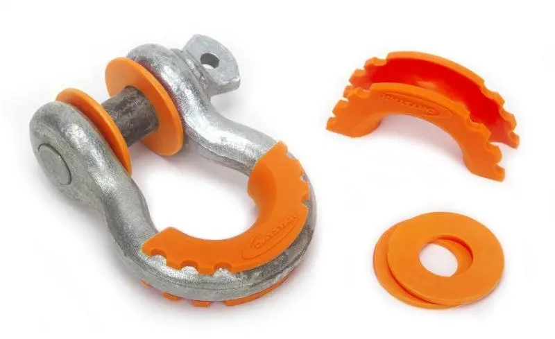 Daystar D-Ring Isolator And Washers Fluorescent Orange 1