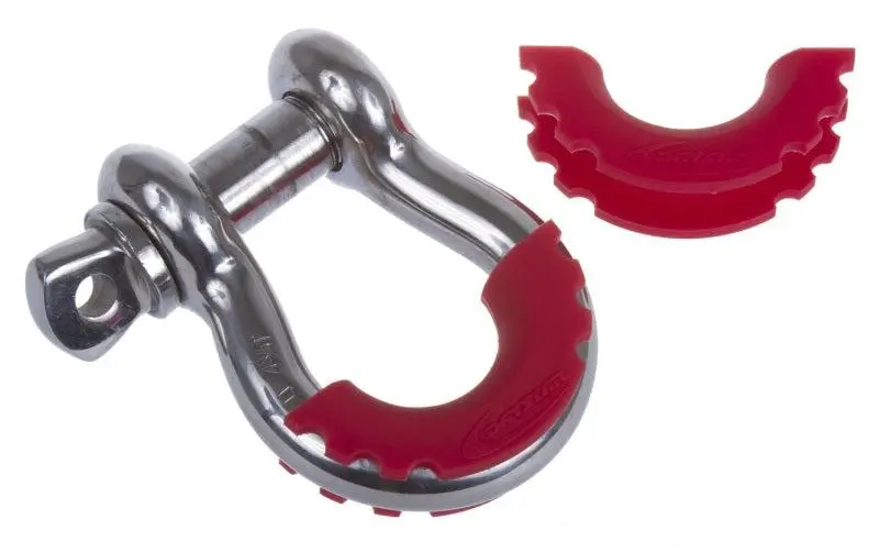 Daystar D-Ring Shackle Isolator Red Pair 1